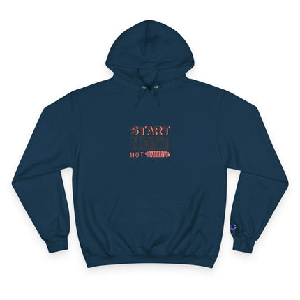 Typography themed Champion Hoodie