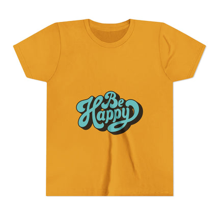 Kurzärmeliges Jugend-T-Shirt mit Typografie-Motiv