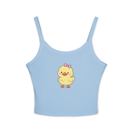 Cute Duckling Graphic designed Women's Spaghetti Strap Tank Top