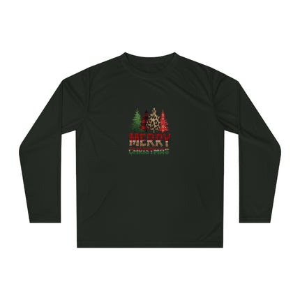Christmas themed Unisex Performance Long Sleeve Shirt