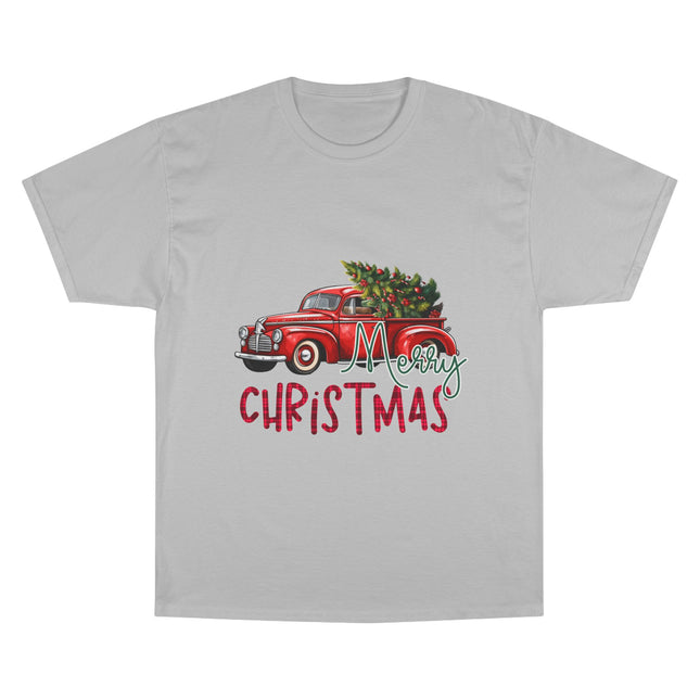 Champion-T-Shirt mit Weihnachtsmotiv