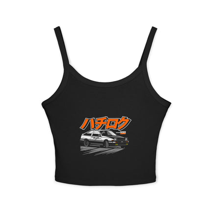 Auto-Enthusiasten Themen Damen Spaghetti Strap Tank Top 