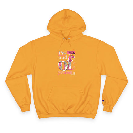 Typography themed Champion Hoodie