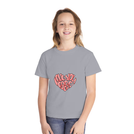 Typography themed Youth Midweight Tee