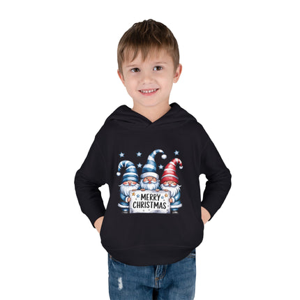 Christmas themed Toddler Pullover Fleece Hoodie
