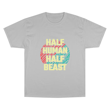 Champion-T-Shirt mit Typografie-Motiv