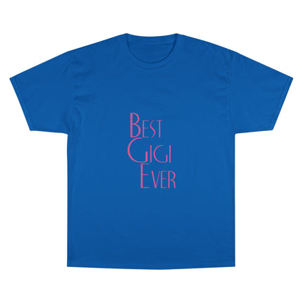 Champion-T-Shirt mit Typografie-Motiv