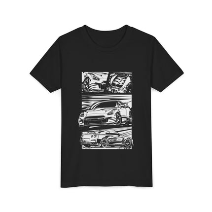 Car Enthusiast themed Youth Short Sleeve Tee