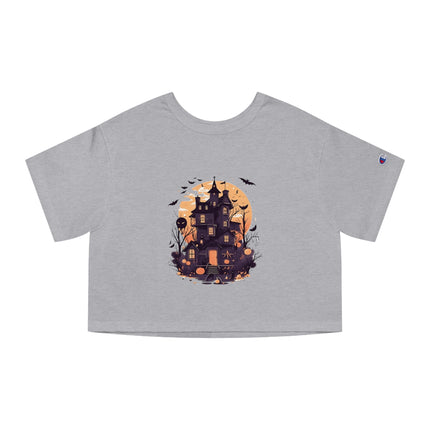 Champion Damen Heritage Cropper T-Shirt mit Halloween-Motiv