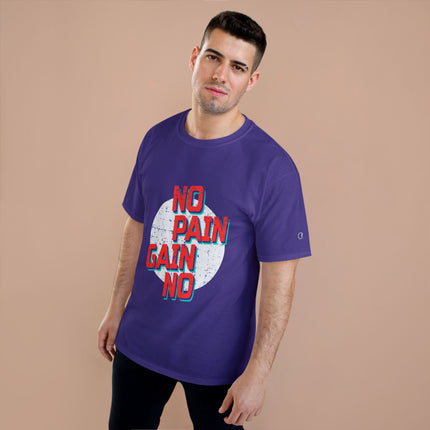 Champion-T-Shirt mit Typografie-Motiv
