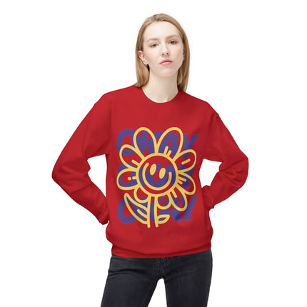 Unisex-Sweatshirt mit Rundhalsausschnitt aus mittelschwerem Softstyle-Fleece