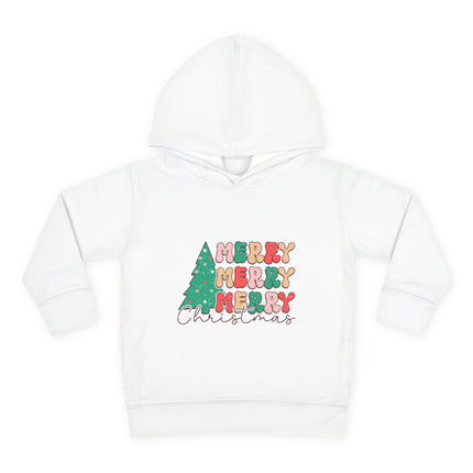 Christmas themed Toddler Pullover Fleece Hoodie
