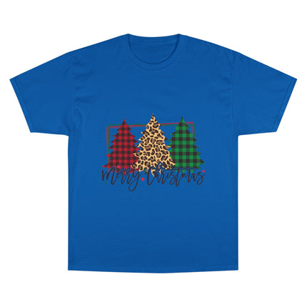 Champion-T-Shirt mit Weihnachtsmotiv