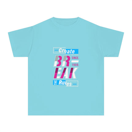 Typography themed Youth Midweight Tee
