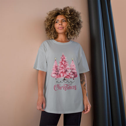 Champion-T-Shirt mit Weihnachtsmotiv