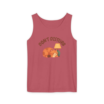 Don't Disturb Tank Top — Relaxed Garment-Dyed Casual Tank