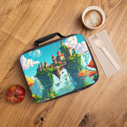 Lunchtasche mit wunderschönem Insellandschafts-Design 