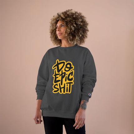 Champion-Sweatshirt mit Typografie-Motiv