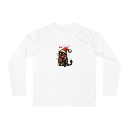 Christmas themed Unisex Performance Long Sleeve Shirt