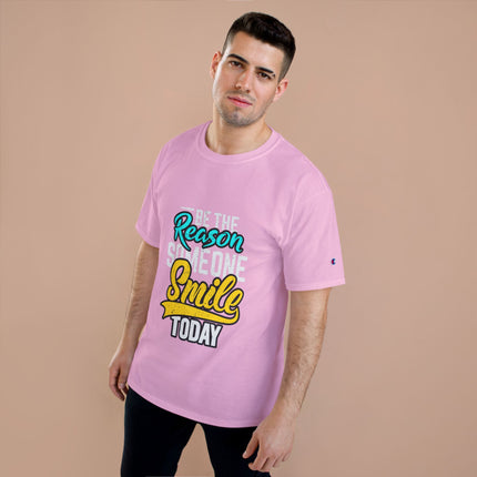 Champion-T-Shirt mit Typografie-Motiv