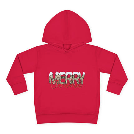 Christmas themed Toddler Pullover Fleece Hoodie
