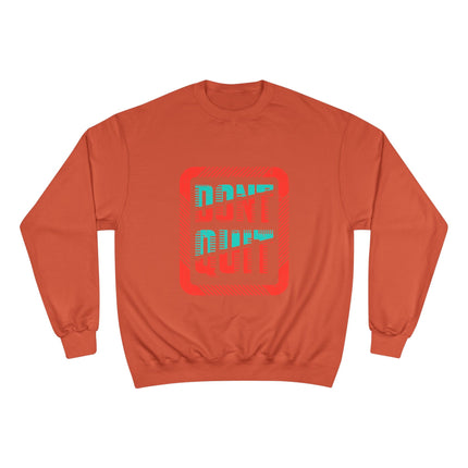 Champion-Sweatshirt mit Typografie-Motiv