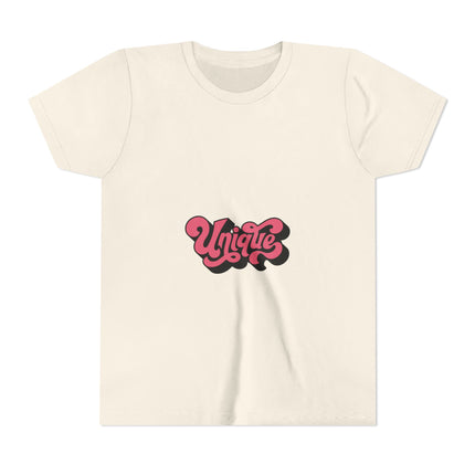 Kurzärmeliges Jugend-T-Shirt mit Typografie-Motiv