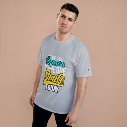 Champion-T-Shirt mit Typografie-Motiv