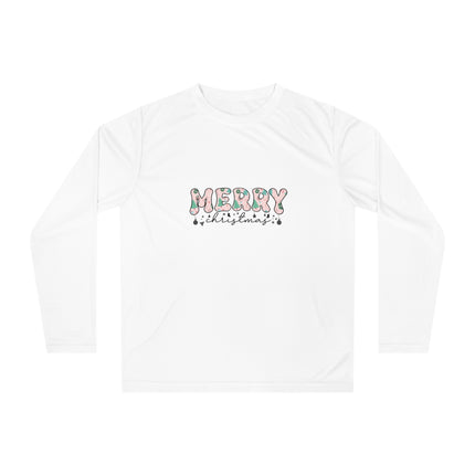 Christmas themed Unisex Performance Long Sleeve Shirt