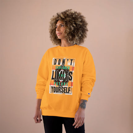 Champion-Sweatshirt mit Typografie-Motiv