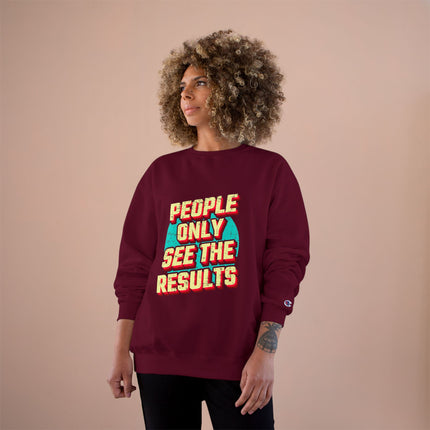 Champion-Sweatshirt mit Typografie-Motiv