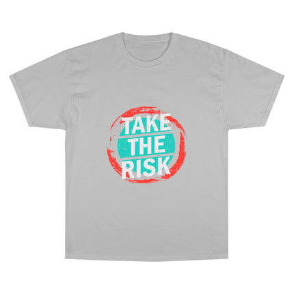 Champion-T-Shirt mit Typografie-Motiv