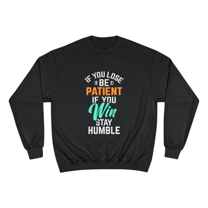 Champion-Sweatshirt mit Typografie-Motiv