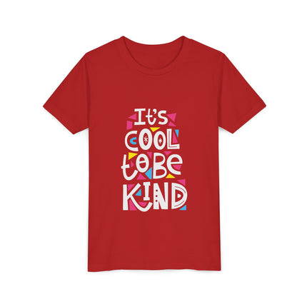 Typography themed Youth Short Sleeve Tee
