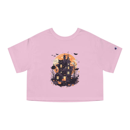 Champion Damen Heritage Cropper T-Shirt mit Halloween-Motiv