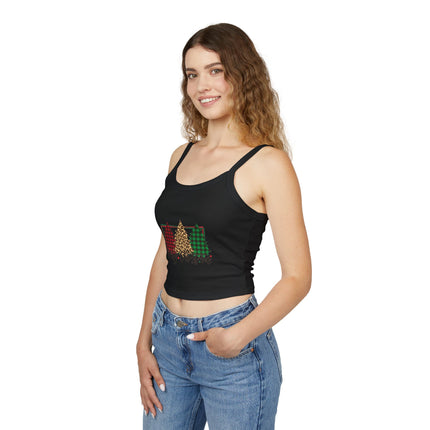 Weihnachtsmotiv Damen Spaghettiträger Tank Top