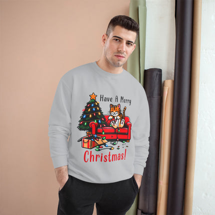 Christmas themed Champion Sweatshirt