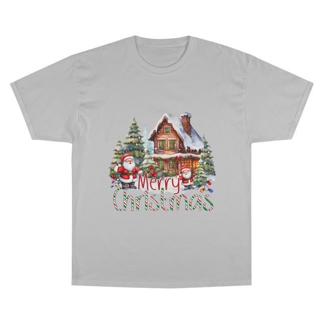 Champion-T-Shirt mit Weihnachtsmotiv