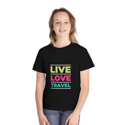 Typography themed Youth Midweight Tee