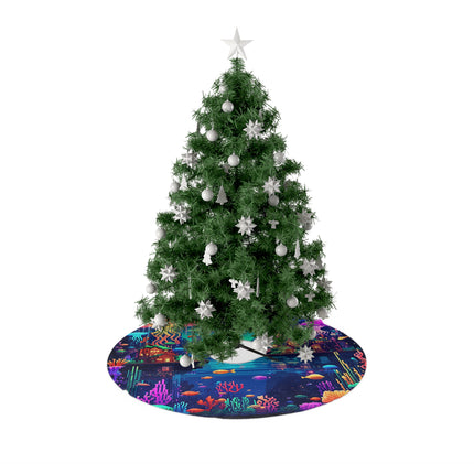 Jelly fish and its friends design themed Christmas Tree Skirts