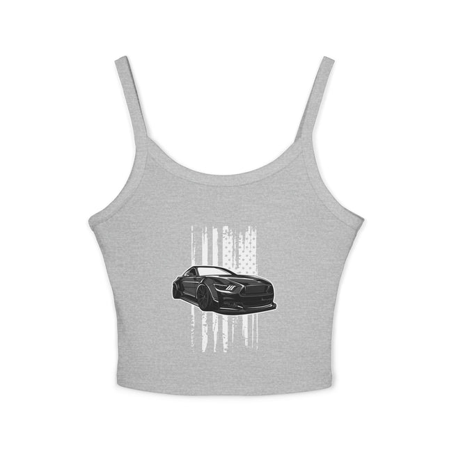 Auto-Enthusiasten Themen Damen Spaghetti Strap Tank Top 