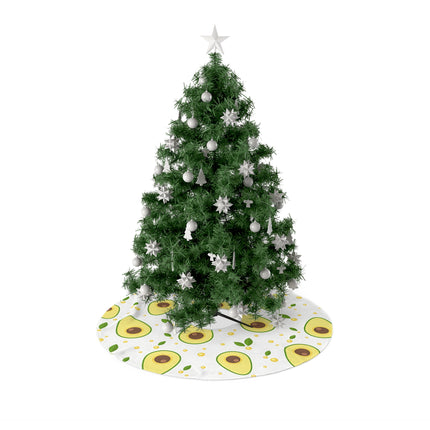 Cute Avacado Pattern design themed Christmas Tree Skirts