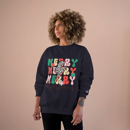 Christmas themed Champion Sweatshirt