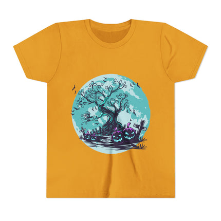 Halloween-Kurzarm-T-Shirt für Jugendliche
