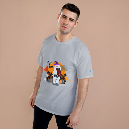 Champion-T-Shirt mit Halloween-Motiv