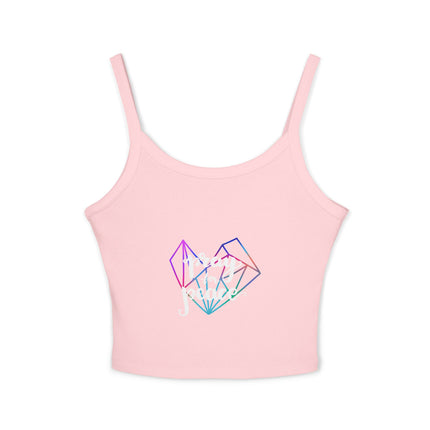 Typografie Themen Damen Spaghetti Strap Tank Top 