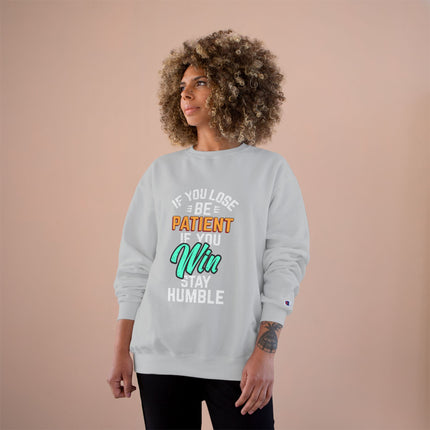 Champion-Sweatshirt mit Typografie-Motiv