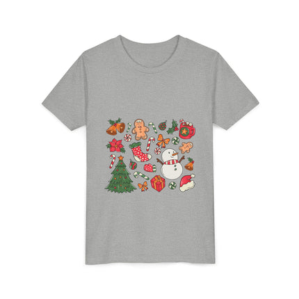 Christmas themed Youth Short Sleeve Tee
