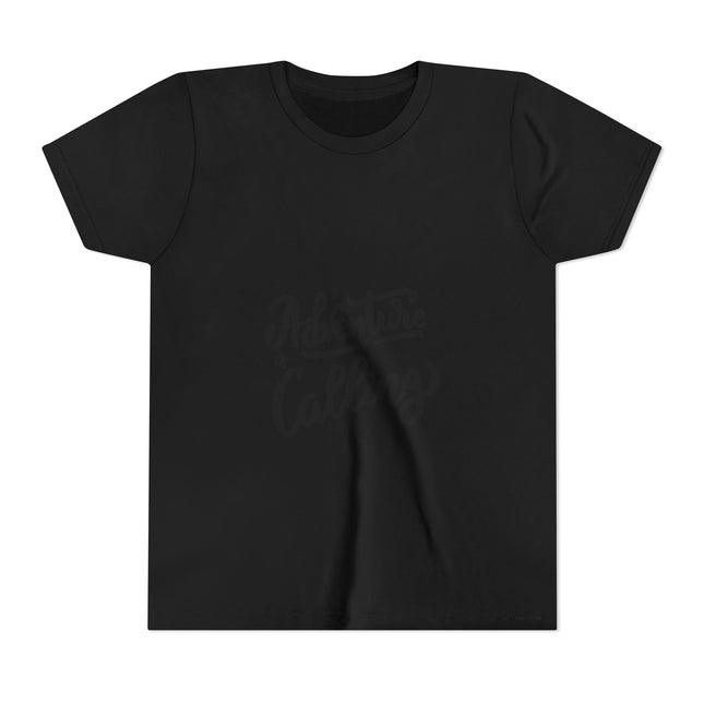 Kurzärmeliges Jugend-T-Shirt mit Typografie-Motiv