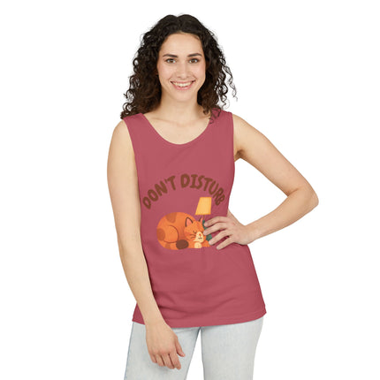 Dont Disturb Graphic design Unisex Garment-Dyed Tank Top